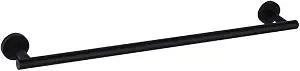 GERZWY Bathroom Towel Bar 33" Stainless Steel Towel Bar Matte Black Contemporary Style Wall Mount for Bath Kitchen AG1101C85-BK
