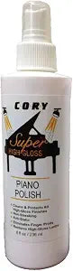 Cory Super High Gloss Piano Polish - 1 Bottle, 4 Ounce Spray for Pianos with High Gloss Finishes