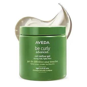 AVEDA Be Curly Advanced Coil Definer Gel | Strong Hold Gel for Coily Hair | Defines & Protects from Humidity | Silicone Free | 93% Naturally Derived*, 8.8 Ounce