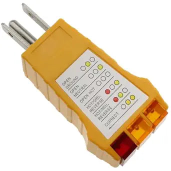 1 PCS Outlet Tester for Grounding Products Circuit Tester for Grounding Products Outlet Tester Plug in Socket Detector for Electrical Evaluation