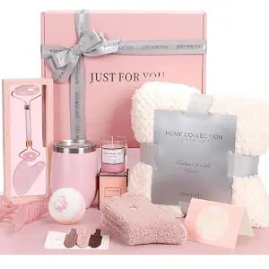 Birthday Gifts for Women, Self Care Spa Gift Basket, Relaxation Gift Set
