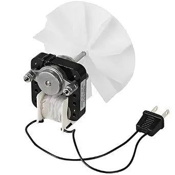 Bathroom Vent Exhaust Fan Motor Replacement Electric Motors Kit, Compatible for Nutone Broan Uppco Quiet Exhaust Vent Fan Motor 50CFM 3000RPM 120V, 1.5 Sones SM550 with Blower Wheel