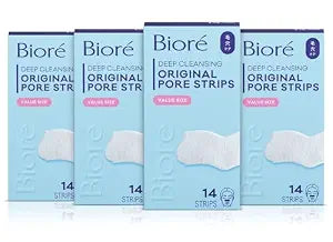 Biore Original Blackhead Remover Nose Strips, Deep Cleansing, 14 ct, 4pk