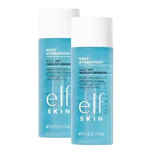 e.l.f. SKIN Holy Hydration Off Makeup Remover,Liquid Makeup Remover For Eye,Lip & Face-Makeup,Gentle Formula,Vegan & Cruelty-free,(Pack of 2)