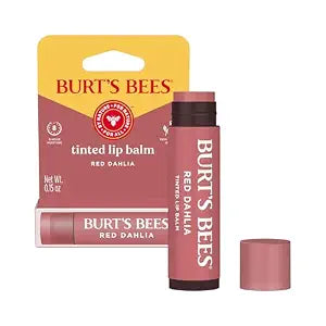 Burt's Bees Tinted Lip Balm, Red Dahlia, 0.15 oz.