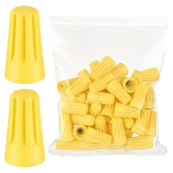 100PCS Waterproof Electrical Wire CapsS, P4 Wire Terminal Connectors,18-12 Awg Twist Nuts Caps Connection for Quick Connection