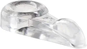 Prime-Line Storm Door Panel Clip, T 8733, Flush, Clear Acrylic, 8 Pack, Mounting Hardware Included