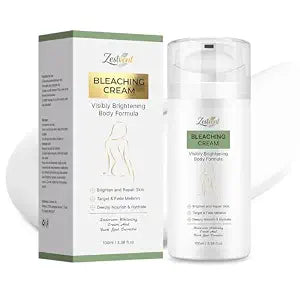 Body Dark Spot Corrector & Skin Lightening Cream for Intimate Area & Underarm: Niacinamide Arbutin Vitamin C Brightening Skin Tone for Inner Thigh Bikini Line Knees & Elbows 3.4 fl oz (100ml)