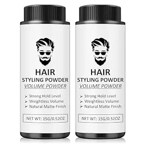 Hair Styling Powder for Men Women, 2pcs Hair Volumizing Texture Powder 30g