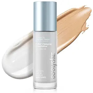 Color Changing Foundation for Mature Women: Adaptive Tone Makeup with Buildable Coverage - Hydrating Natural Finish - Light to Medium Coverage 1 FL OZ