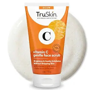 TruSkin Vitamin C Brightening Face Scrub with Yuzu Lemon, 4 fl oz