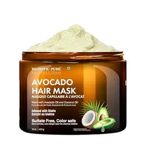 Majestic Pure Avocado & Coconut Hair Mask - 16 Fl Oz
