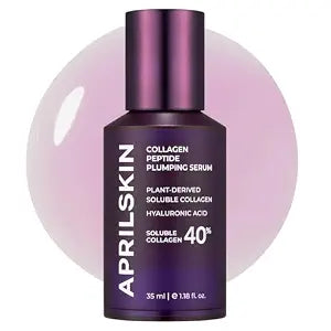 APRILSKIN 40% Collagen Peptide Plumping Serum | Vegan, Cruelty-Free | Keeps radiant and firmer-looking with Triple Peptide Complex | For fine lines, wrinkles & sensitized skin