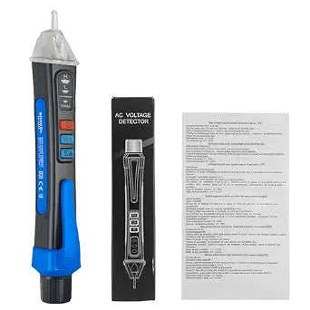 Non Contact Voltage Tester Pen, 12V-1000V AC Electrical Tester with Laser Position, Live Neutral Wire Detector, Wire Breakpoint Finder, Audible & Light Alarm, Flashlight, Auto Power Off
