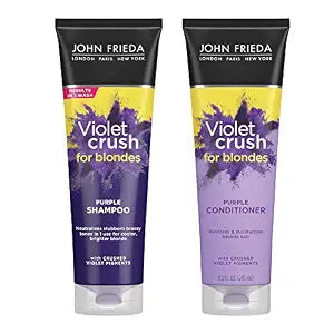 John Frieda Violet Crush Purple Shampoo and Conditioner Set