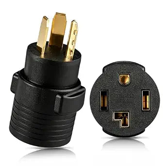 3 Prong to 4 Prong Dryer Adapter, NEMA 10-30P to 14-30R