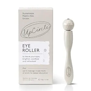 UpCircle Eye Roller 1pc – Metal + Plastic-Free – For Dark Circles + Puffy Eyes – With Cooling Effect to Boost Circulation For Healthy Glow – Sustainable + Unisex