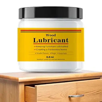 Wood Lubricant & Wood Wax for Drawers, Doors, Hinges - 3.5oz