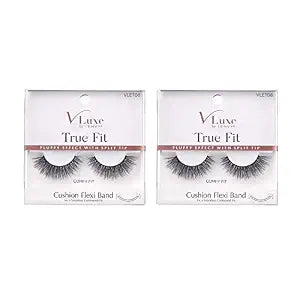 iï¿½ï¿½ï¿½ENVY 2 Pairs False Eyelashes True Fit Lashes Soft & Natural Volume (Comf
