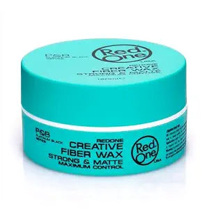 Redone Creative Fiber Wax Strong Hold Matte Finish Hair Styling Wax Maximum Control Fibrous Texture for Men 5.07 fl oz 150ml Professional Salon Formula