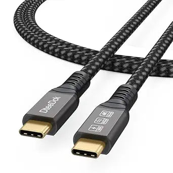 USB C Monitor Video Cable, 4K@144Hz Display/20Gbps Data/100W Charge, 3 Feet