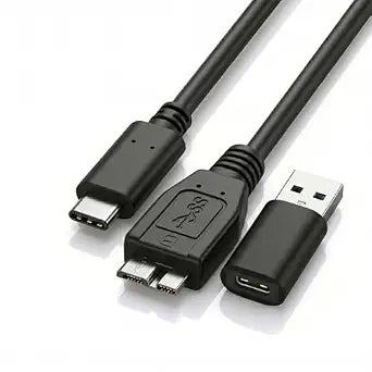 FRIGRAF Micro B to USB C Cable 1.6FT for External Hard Drive