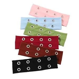 Grunge Punk 6pcs Solid Color Metallic Punk Y2K Edgy Sporty Headbands, Suitable For Daily Life, Street Dance, Outdoor Activities