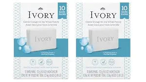 Ivory Clean Original Bar Soap, 4 Ounce, 10 Count (Pack of 2) Total 20 Bars