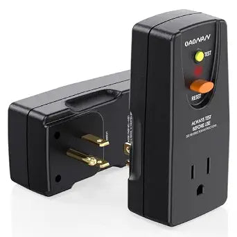 GFCI Adapter 15 Amp 3 Prongs Grounded, 5 Years Warranty