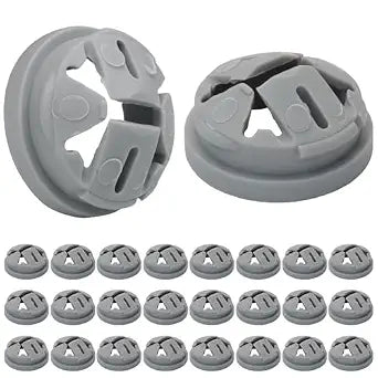 25Pcs Non-Metallic Push-in Wire Connectors, 3/8-1/2 Inch NM, Gray