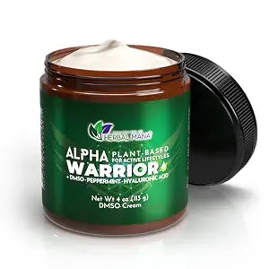 Herbal Mana Alpha Warrior | Cooling, Fast-Absorbing DMSO Body Cream