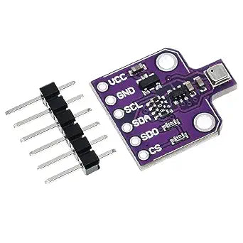 HiLetgo BME680 Digital Temperature Humidity Sensor Module(Temperature/Humidity/Pressure/VOC Gas) 4 in 1 Sensor High Precision Environmental Monitoring Sensor with SPI IIC DC 5V