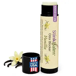 StinkBalm Vanilla Under-Nose Odor Masking Balm for Work, Travel & Daily Use