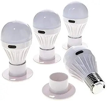 AlltroLite 4-Pack - Battery Operated Wireless LED Light Bulb | 200 Lumens Bright Light Bulb with 2 Remote Control & Magnetic Attachment | COB LED Cordless Nightlight for Under Cabinet, Shelf, Closet