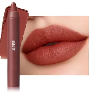 Erinde Matte Lipstick Lip Liner Crayon for Women, Natural Nude Lipstick Lip Liner Pencil, Neutral Lip Stick Lipliner Waterproof Long Lasting Smudge Proof, Vegan & Cruelty-Free, E09 Terracotta Rose