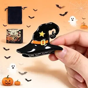 Halloween Clip Witch Hat Acetate Claw Original Cute Hair Clips for Women