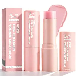 2Pcs PDRN Pink Collagen Volume Multi Balm Stick, Volufiline Stick