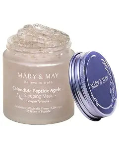 Mary&May Vegan Calendula Peptide Overnight Gel Mask, 3.7 oz
