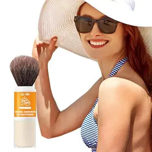 Go Ho Brush-on Mineral Setting Powder Sunscreen SPF 50 for Face & Scalp