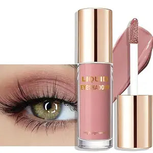 Dusty Rose Liquid Eyeshadow with Subtle Shimmer, Smooth Blendable High-pigmented Cream-to-Powder Matte Eye Shadow for Older Women, Neutral Eyeshadow Stick Multiuse Makeup for Eyes Cheeks