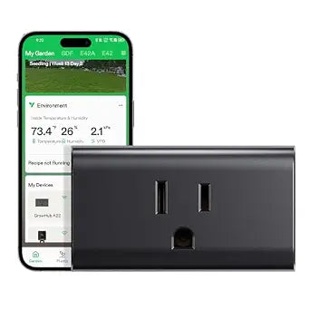VIVOSUN GrowHub Outlet Controller A10, Smart Plug for Grow Tent, Greenhouse