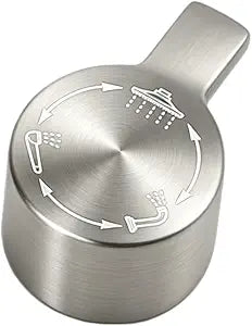 Brushed Nickel 3-Way Diverter Handle for YJ-01-BN