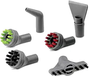Sionlan 6 Pack for Bissell SteamShot Hard Surface steam Cleaner 39N7A 39N7V 39N7H 2994B Replacement Parts (3 Hard Brushes + 1 Wall Crevice Brush + 2 Multi-Surface Tools)