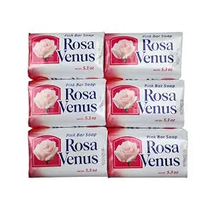 Rosa Venus Pink Bar Soap 5.3 oz (Pack of 6)