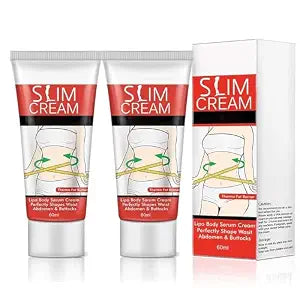 Hot Cream 2 Pack, Slimming Fat Burning Cream for Stomach,Waist and Buttocks