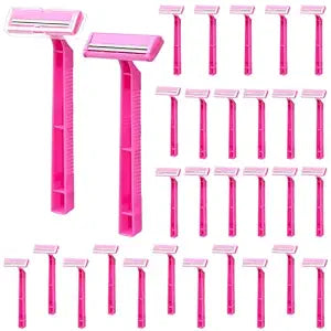 30 Count Women's Disposable Razors, Twin Blade