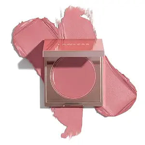 LAWLESS Pinch My Cheeks Soft-Blur Cream Blush - Angel - Premium Blush with Natural Ingredients to Re-Energize and Protect the Skin While Imparting a Soft, Cloudy Finish - 0.18 oz