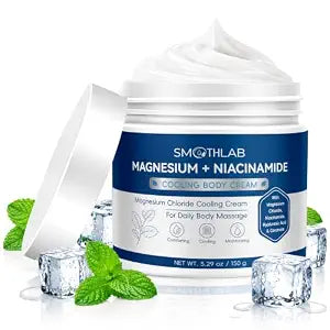 Magnesium Cream Freeze with Niacinamide, 5.29 Oz Cooling Body Cream