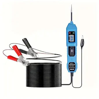 Power Circuit Tester, 6-24V DC Test Light Short Circuit, Automotive Component Electrical Polarity Identify Continuity Tester, Overload Protection