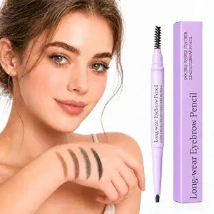 Surezia Eyebrow Pencilï¿½ï¿½ï¿½ Feather Edge Brow Pencilï¿½ï¿½ï¿½ Double-Ended Brow Pencil With Refill & Spongeï¿